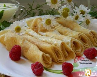 Блинчики на кокосовом молоке