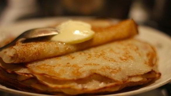 Рецепт Блинчиков на сыворотке без яиц