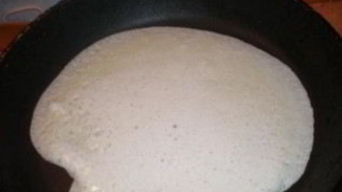 блинчики с бананом