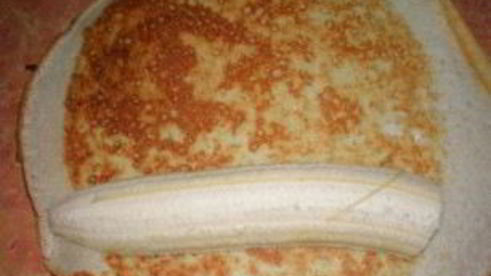 блинчики с бананом