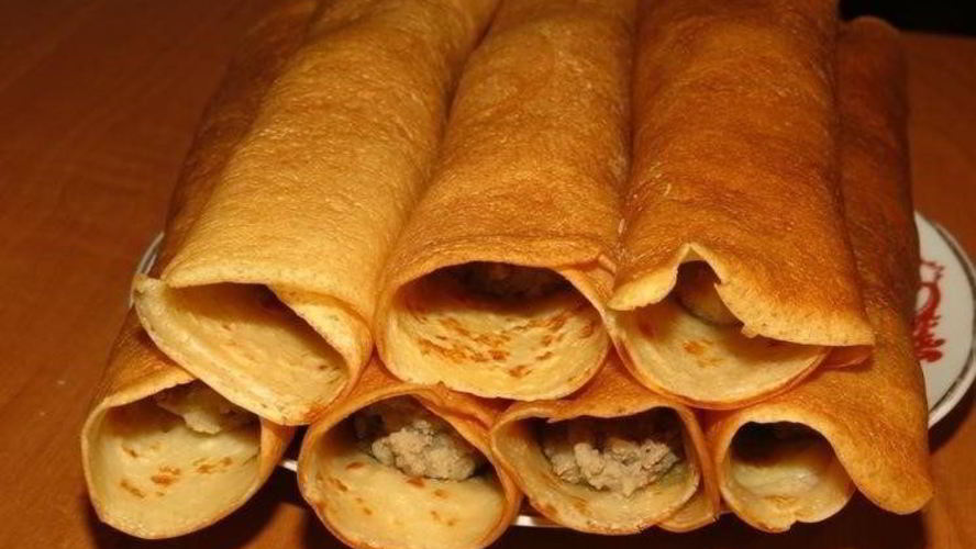 Рецепт блинчиков с картошкой и печенью