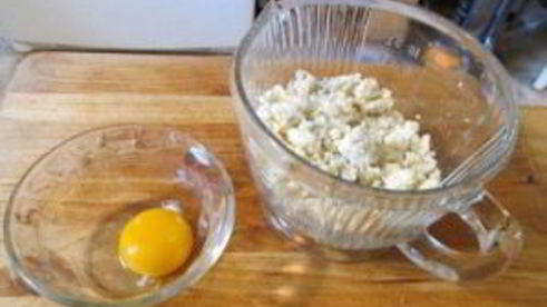 блинчики с сыром и укропом