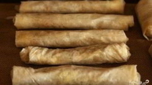 блинчики с тыквой, беконом и козьим сыром