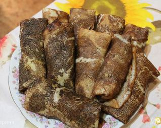 Блинчики с яблоком