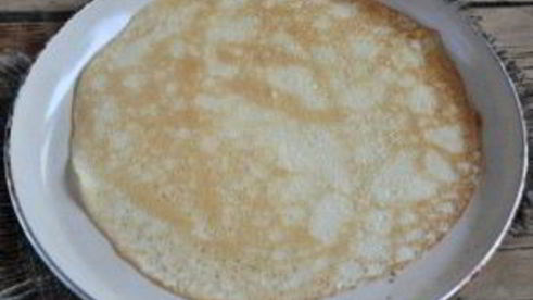 блины без молока