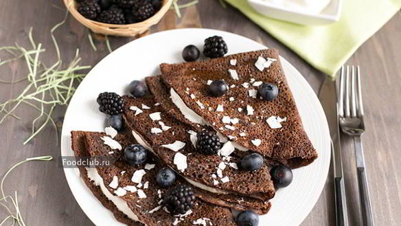 Рецепт Блинов из черемуховой муки