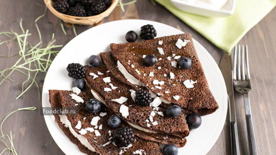 Рецепт блинов из черемуховой муки