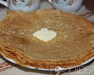 Блины на кефире без яиц