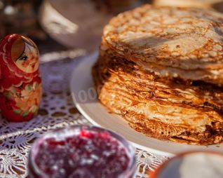 Блины на кислом молоке с кипятком