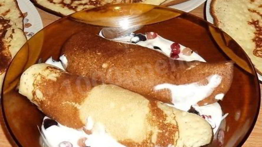 Рецепт блинов на манке на дрожжах манные