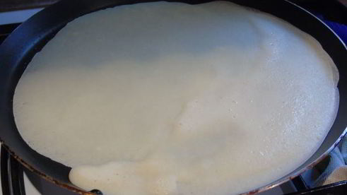 блины на минеральной воде