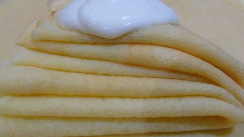 блины на минеральной воде