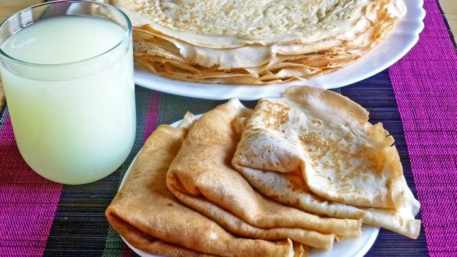 Рецепт блинов на сыворотке тонкие