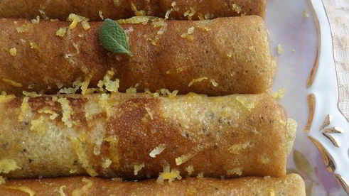 блины с маком и лимонной цедрой