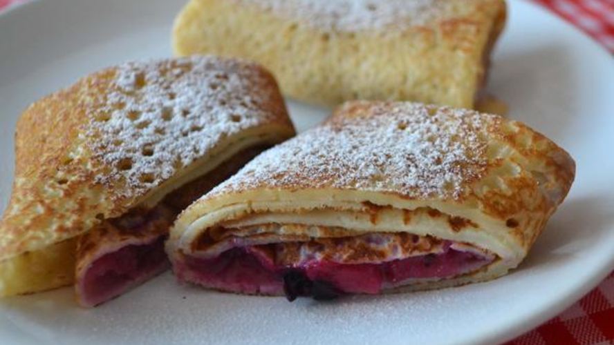 Рецепт блинов с начинкой