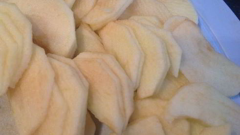 блины с припеком с форелью и с яблоком