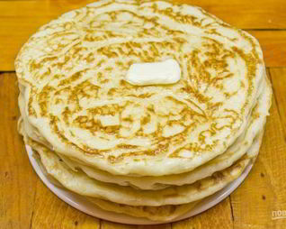 Блины толстые на молоке