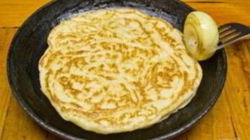 блины толстые на молоке