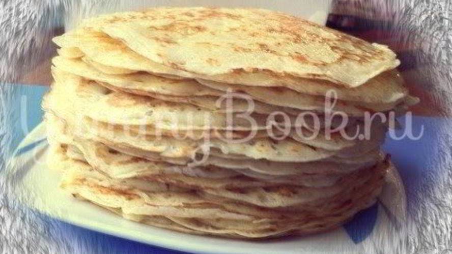 Рецепт дрожжевых блинов