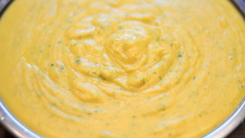 дырчатые налистники с начинкой из гороха