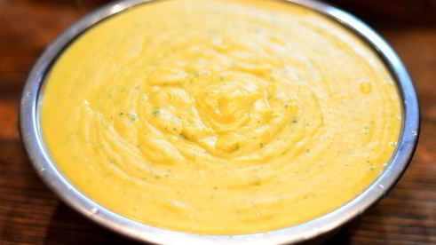 дырчатые налистники с начинкой из гороха