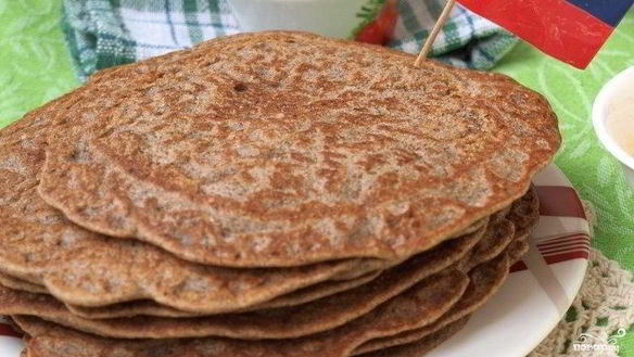 Рецепт Гречневых блинов заварных