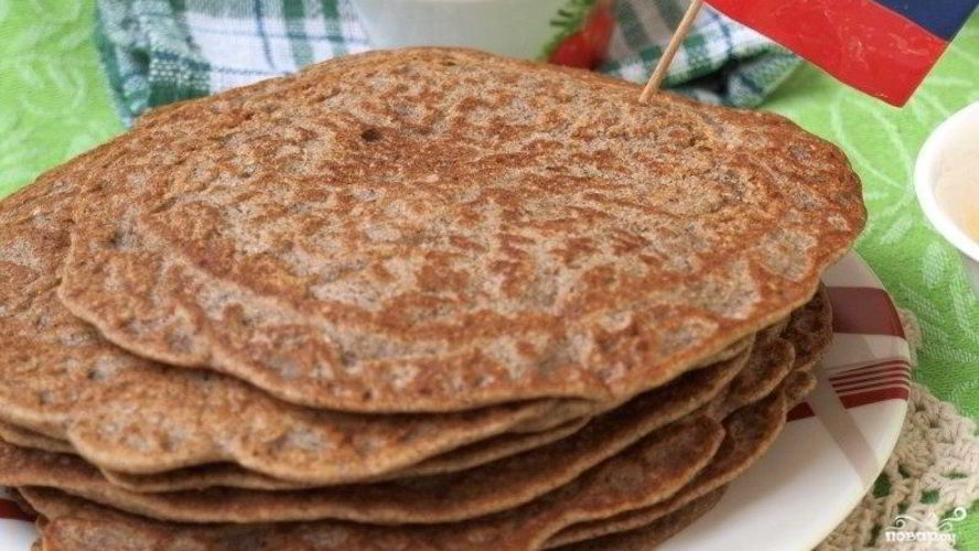 Рецепт гречневых блинов заварных