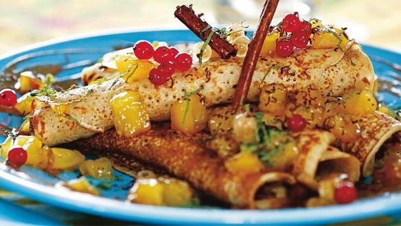 Рецепт Гречневых бретонских блинов с яблоками