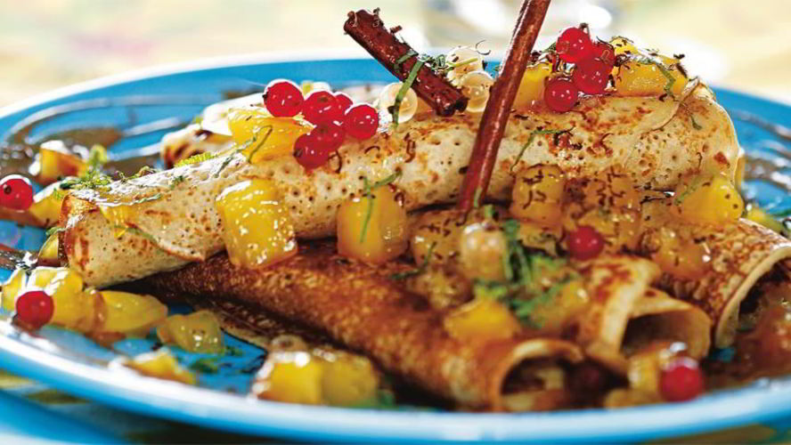 Рецепт гречневых бретонских блинов с яблоками