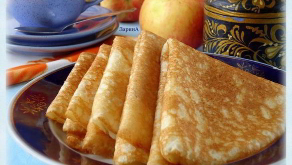 Рецепт Гурьевских блинов