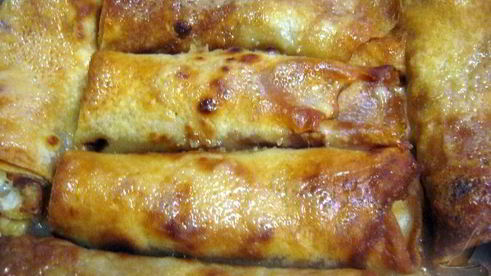 налистники с творогом