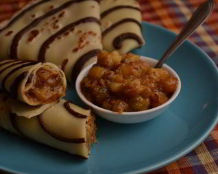 Полосатые блинчики