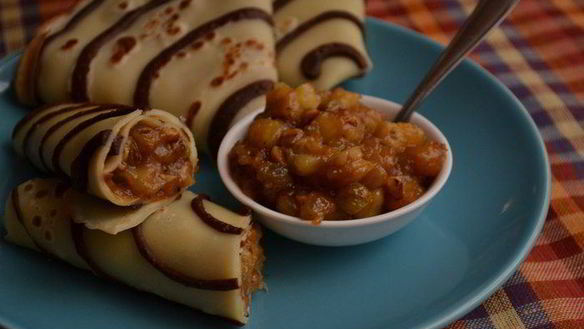 Рецепт Полосатых блинчиков