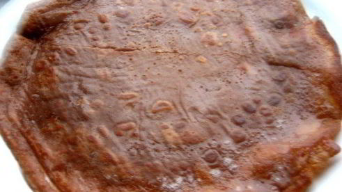 праздничные шоколадные блинчики с творогом