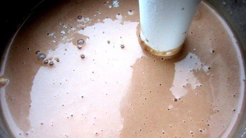 праздничные шоколадные блинчики с творогом