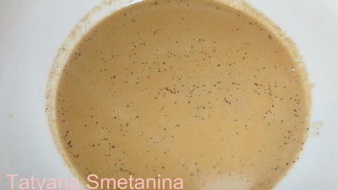 шоколадно-кофейные блины