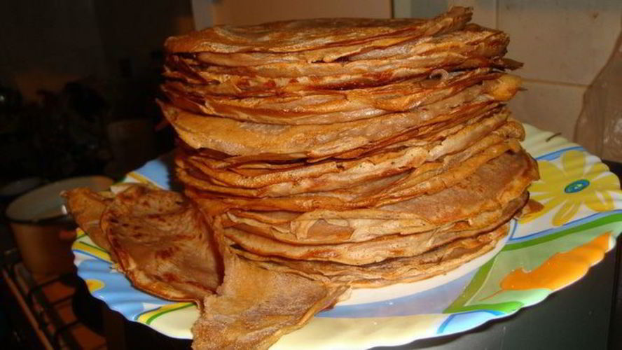 Рецепт субботних блинов