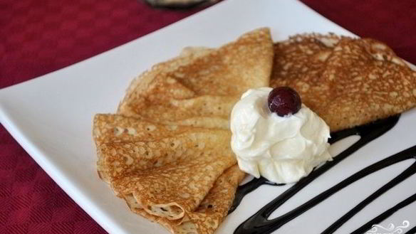 Рецепт Тонких блинчиков на кефире