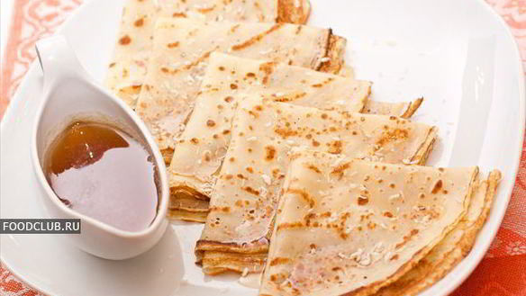 Рецепт Тонких блинчиков на молоке