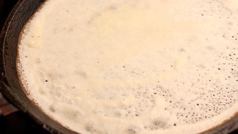 тонкие блинчики на молоке