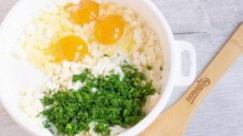 творожные блины с зеленью