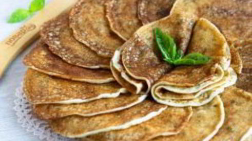 творожные блины с зеленью