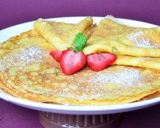 Тыквенно-апельсиновые блины