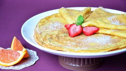 тыквенно-апельсиновые блины