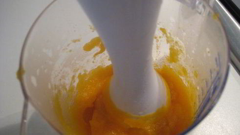 тыквенные блины с мясом