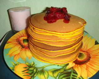 Тыквенные панкейки