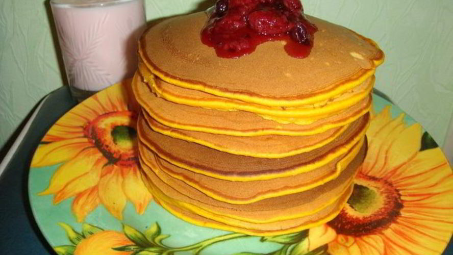 Рецепт тыквенных панкейков