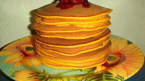 тыквенные панкейки