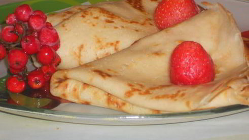 заварные блины на молоке за 5 минут