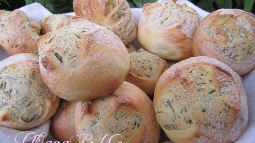 Рецепт болгарских булочек с укропом